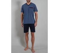 GÖTZBURG Shorty, V-Ausschnitt blau-dunkel-uni - 56