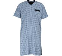 Götzburg Single-Jersey Herren-Nachthemd blau 64 / 66