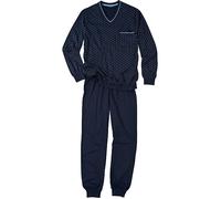 Götzburg Single-Jersey Herren-Schlafanzug 50 marine