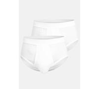 GÖTZBURG Herren Slip weiß uni 2er Pack 8
