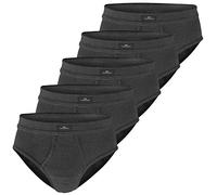 Götzburg Slips 5er Pack Softbund Feinripp (7, Anthrazit)