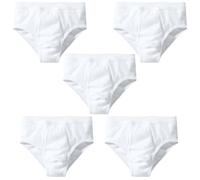 Götzburg Herren Sport-Slip Basic Feinripp 10er Pack (Farbe: weiß / Größe: 5 (M))