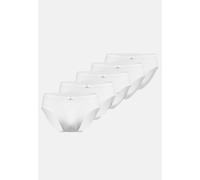 GÖTZBURG Herren Sport-Slip weiß uni 5er Pack 5