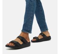 Fitflop Herren Gogh MOC Slide-Leather Sandalen, Schwarz (All Black), 44 EU