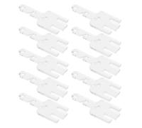 Gogogmee 10 Stück Strickmaschinen Ersatzteile Garnspannungsadapter Abnehmbar für Addi King Express Maschinen Präzise Garnregulierung Verhindert Garnbruch Optimiert Maschineneffizienz