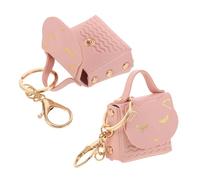 Gogogmee 2 Stück Bezaubernder Katzen-schlüsselanhänger Mit Mini-geldbörsen- Für Mädchen Tragbarer Geldbeutel- Süße Tasche Zum Einkaufen Reisen Und Für Den Täglichen Gebrauch