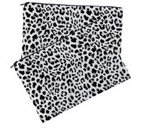 Gogogmee 2 Stück Leopard Kosmetiktasche Reise Make up Tasche Leicht Vielseitig für Damen mit Reißverschluss Modisches Leopardenmuster Kulturbeutel Organizer für Alltag und Urlaub