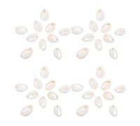 Gogogmee 2 Stück Pack Muschelanhänger aus Natürlichen Spiralmuscheln 12-14mm Handgefertigte Unregelmäßige Muschel Charme für Selbstgemacht Schmuck und Dekorative Vasenfüllung