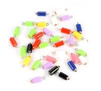 Gogogmee 20 Stück Teiliges DIY Schmuckanhänger Bunte Cartoon Harz Anhänger für Halskette Armband Schlüsselanhänger Basteln Kreative Bunte Stiftspitzen Charms als Schmuckzubehör für DIY