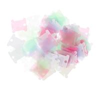 Gogogmee 200 Stück Stickgarn Organizer aus Kunststoff Garnwickelbrett für Kreuzstich Bunte Fadenaufbewahrung für Selbstgemacht Handarbeiten