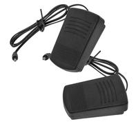 Gogogmee 2stücke Fußpedal mit Kabel für Nähmaschinen Ersatz-fußanlasser rutschfeste Metallpedale Ersatzteil für Haushaltsnähmaschinen Kompatibles Nähzubehör