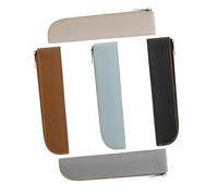 Gogogmee 5stücke Ledermäppchen Mit Reißverschluss Großes Federmäppchen Aus Pu-Leder Stifteetui-Organizer Mit Hoher Kapazität Tragbare Stifttasche Für Schule Und Büro