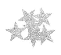 Gogogmee 6 Stück Teiliges Glitzernde Selbstklebende Stern strasssteine zum Aufbügeln Langlebige Applikationen für Textilien und Leder Einfache DIY dekoration für Kleidung Taschen Party und