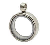 Gogogmee Edelstahl Medaillon Anhänger Rund 20mm Damen Halskettenanhänger Mit Fotorahmen Selbstgemacht Schmuckanhänger Für Personalisierten Charme Bei Partys Und Valentinstag