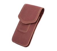 Gogogmee Multifunktionale Handytasche Hüfttasche aus Leder für Herren Outdoor Sport Gürteltasche zum Wandern Fitness