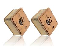 Gogogmee Premium Nähkästchen mit Pandamuster Tragbarer Nähkasten Nähnadelbehälter und Aufbewahrungstasche für Nähzubehör Leicht und Praktisch für Reisen und Zuhause