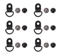 Gogogmee Schnürsenkel Haken Nieten 30 Sets Metall Schuhschnallen für DIY Schuhe und Taschen, sichere Anwendung, vielseitig, Schwarz, 14 x 9 MM