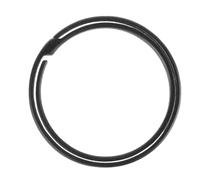 Gogogmee Titanlegierung Schlüsselring Kleiner Selbstgemacht Schlüsselanhänger Ring 16mm Flacher Leichter Schlüsselring für Basteln und Schlüsselbund