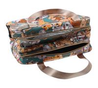 Gogogmee Tragbare Kosmetiktasche Groß Pu Material Wasserresistent Für Reisen Kulturbeutel Mit Henkel Für Toilettenartikel Und Make up Organizer