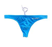 GOGOHOT Modischer Herren-Bikini, Tanga, Bademode, Hell, blau, L