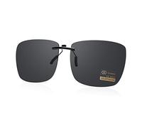 Goiteia Polarisierte Sonnenbrille Clip für Brillenträger - Sonnenbrille Zum Aufstecken Polarisiert, Sonnenbrillen Aufsatz Brille Damen Herren