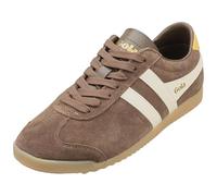 Gola Bullet Modische Damen-Turnschuhe in Otter Off White Gum, Größe 41
