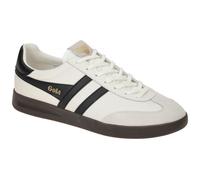 Gola Unisex Cyclone Leather Sneaker, White/Black/Dark Gum, 46 EU