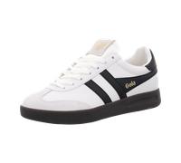 Gola Sneaker Cyclone Leather Damen CLB743WB Weiß/Schwarz/Dark Gum Größe 42