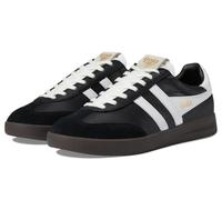 Gola Cyclone Herren-Sneaker aus Leder, Schwarz/Weiß/dunkles Gummi, 43 EU