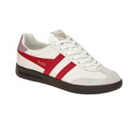 Gola Cyclone Schuhe Sneakers weiß rot Damen CLB743 für Damen, weiß, Gr. 36 EU