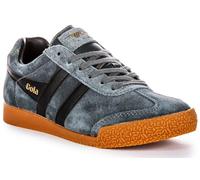 Gola Sneaker Harrier Suede Damen Blau (Graphite/Black) Gr. 41 UK 8