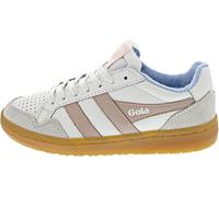 Gola Damen Eagle '86 Sneaker, Weiß/Rose/Air/Gum, 11 | Freizeitschuhe