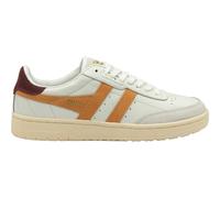 Gola Sneaker Falcon Leder 2025 weiss/orange/weinrot Damen, Größe Euro (US) 42 (10)