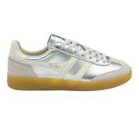 Gola Damen Viper Metallic Sneaker, Silber/gebrochenes Weiß/Gummi, 42 EU