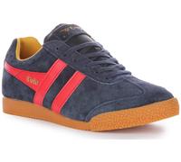 Gola - Women's Harrier Suede - Sneaker, Gr. 41 UK 8, blau (Navy/Red/Sun)