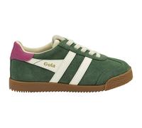 Gola Sneaker Elan 2025 Wildleder Schnürverschluss Kinder immergrün/offweiss/fuchsiapink Größe 36