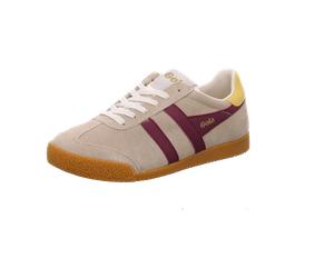 Gola Elan Schuhe Sneakers beige rot Damen CLB538 für Damen, beige, Größe 42 EU