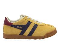 Gola Sneaker Elan 2025 (Wildleder,Schnürverschluss) gelb/violett/kirschrot Kinder, Größe Euro (US) 33 (2)