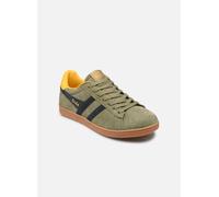 Gola Sneaker Equipe II Suede-Leder 2024 khakigrün/navyblau/gelb Herren, Größe Euro (US) 44 (11)