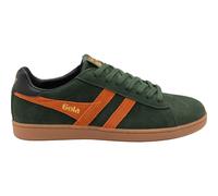Gola Sneaker Equipe II Suede-Leder 2025 khakigrün/orange/schwarz Herren, Größe Euro (US) 45 (12)