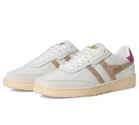 Gola Sneaker Falcon Leder 2025 weiss/braun/kirschrot Damen, Größe Euro (US) 40 (9)
