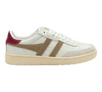Gola Sneaker Falcon Leder 2025 weiss/braun/kirschrot Damen, Größe Euro (US) 37 (6)