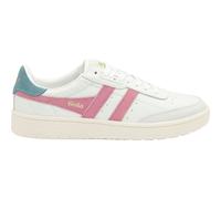 Gola Sneaker Falcon Leder 2024 weiss/pink/dunkelblau Damen, Größe Euro (US) 37 (6)