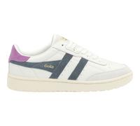 Gola Sneaker Falcon Leder 2024 weiss/navyblau/violett Damen, Größe Euro (US) 40 (9)
