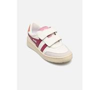 Gola Sneaker Falcon 2025 (PU,Klettverschluss) weiss/kirschrot/terracottarot Kinder, Größe Euro (US) 31 (13)