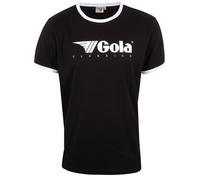 Gola Freizeit-Tshirt Logo Classics Print Ringer (Baumwolle) schwarz Herren, Größe M