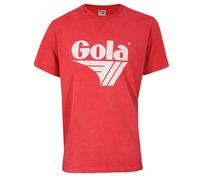 Gola Freizeit-Tshirt Logo Print Washed (Baumwolle) rot Herren, Größe XXL