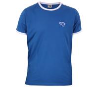 Gola Freizeit-Tshirt Logo Taped Ringer (100% Baumwolle) blau Herren, Größe M