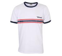 Gola Freizeit-Tshirt Stripe Logo (100% Baumwolle) weiss Herren, Größe M
