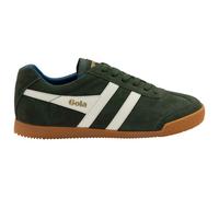 Gola - Gola Harrier Suede - Sneaker, Gr. 44, oliv (DarkKhaki/OffWhite/MarineBlue)